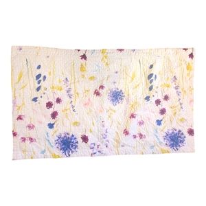 Pair of Bright Floral King Size Pillow Shams